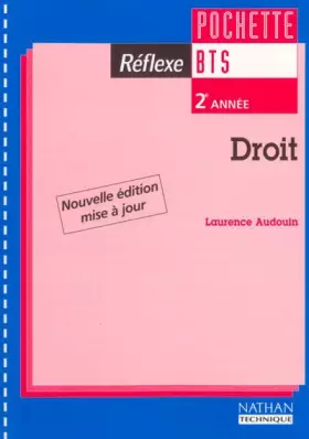 Couverture du produit · Réflexe : Droit, BTS 2e année (Pochette de l'élève, 1 livret)