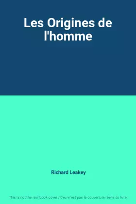 Couverture du produit · Les Origines de l'homme