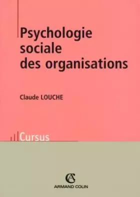 Couverture du produit · Psychologie sociale des organisations