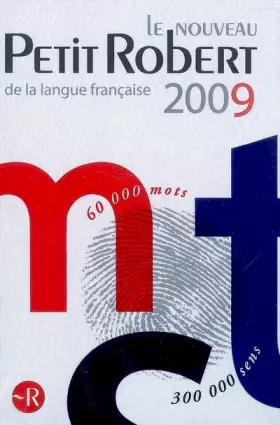 Couverture du produit · Le Nouveau Petit Robert : Dictionnaire alphabétique et analogique de la langue française