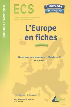 Couverture du produit · L'Europe en fiches