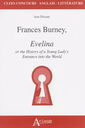 Couverture du produit · Frances Burney, Evelina or the History of a Young Lady's Entrance into the World