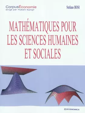 Couverture du produit · Mathématiques pour les sciences humaines et sociales