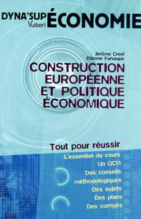 Couverture du produit · Construction européenne et politique économique