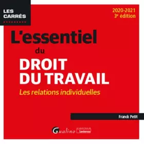 Couverture du produit · L'essentiel du droit du travail: Relations individuelles