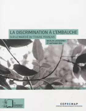 Couverture du produit · La discrimination à l'embauche sur le marché du travail français