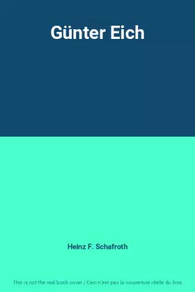 Couverture du produit · Günter Eich