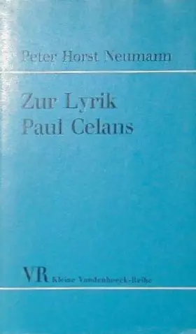 Couverture du produit · Zur Lyrik Paul Celans