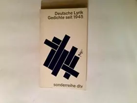 Couverture du produit · Deutsche Lyrik Gedichte Seit 1945
