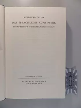 Couverture du produit · Das Sprachliche Kunstwerk