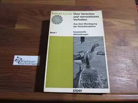 Couverture du produit · Über tierisches und menschliches Verhalten. Bd. 1