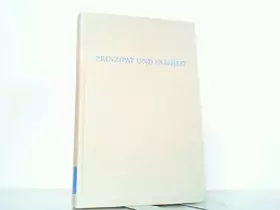 Couverture du produit · Prinzipat und Freiheit. (Wege der Forschung. Band CXXXV)