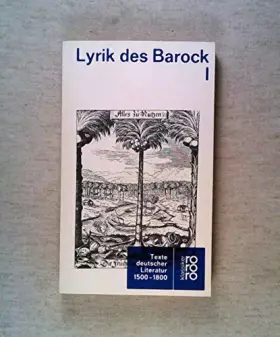Couverture du produit · Lyrik des Barock, Band I und II.
