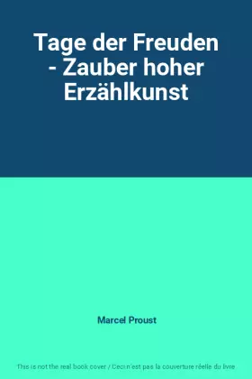 Couverture du produit · Tage der Freuden - Zauber hoher Erzählkunst