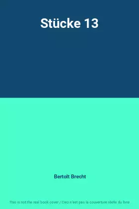 Couverture du produit · Stücke 13