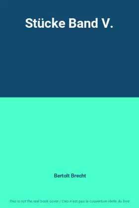 Couverture du produit · Stücke Band V.