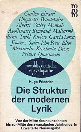 Couverture du produit · Die Struktur der modernen Lyrik.