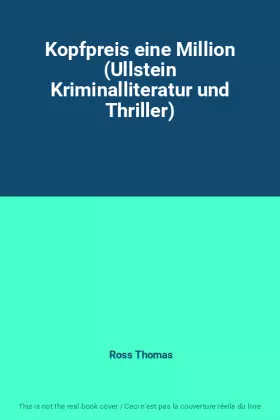 Couverture du produit · Kopfpreis eine Million (Ullstein Kriminalliteratur und Thriller)
