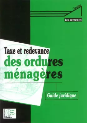 Couverture du produit · Taxe et redevance des ordures ménagères