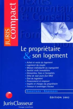 Couverture du produit · Le Propriétaire et son logement
