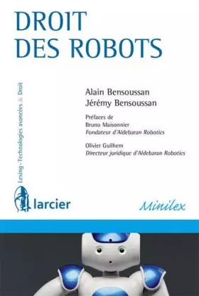 Couverture du produit · Droit des robots