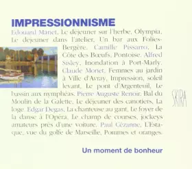 Couverture du produit · Impressionnisme : un moment de bonheur