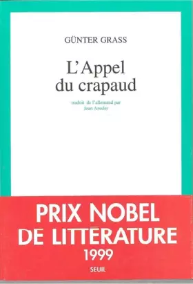 Couverture du produit · L'appel du crapaud