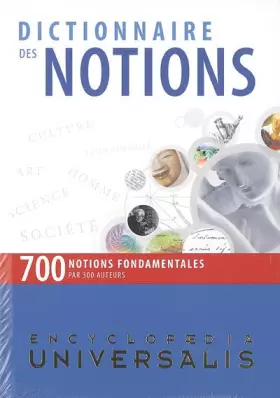 Couverture du produit · Dictionnaire des Notions