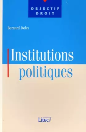 Couverture du produit · Institutions politiques (ancienne édition)