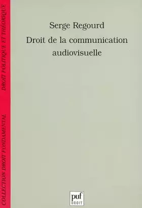 Couverture du produit · Droit de la communication audiovisuelle