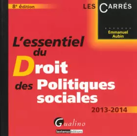 Couverture du produit · L'essentiel du Droit des Politiques sociales