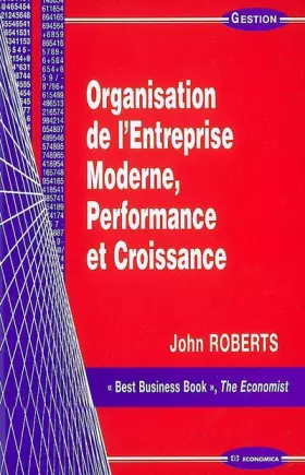 Couverture du produit · Organisation de l'Entreprise, Moderne, Performance et Croissance