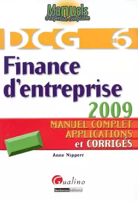 Couverture du produit · Finance d'entreprise DCG6 : Manuel complet, applications et corrigés