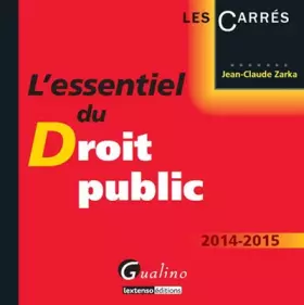 Couverture du produit · L'Essentiel du droit public