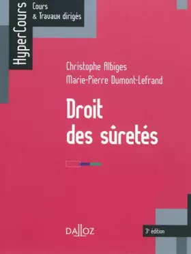 Couverture du produit · Droit des sûretés - 3e éd.: HyperCours