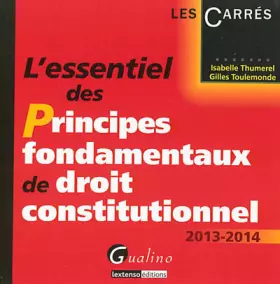 Couverture du produit · L'essentiel des principes fondamentaux de droit constitutionnel