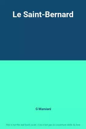 Couverture du produit · Le Saint-Bernard