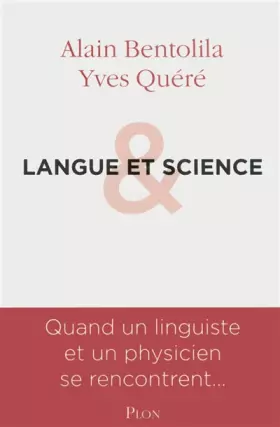 Couverture du produit · Langue et science