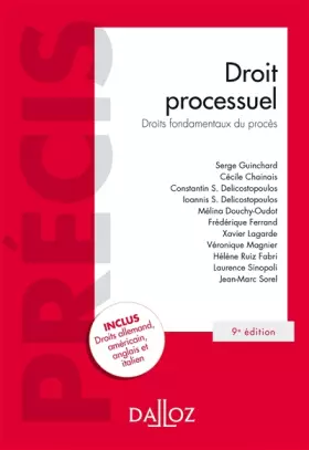 Couverture du produit · Droit processuel. Droits fondamentaux du procès - 9e éd.: Droits fondamentaux du procès