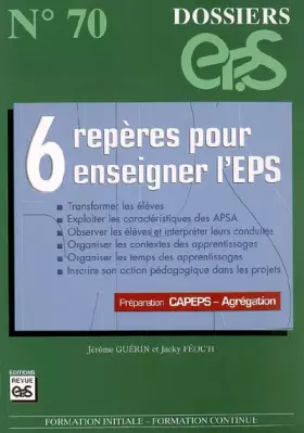 Couverture du produit · Six repères pour enseigner l'EPS