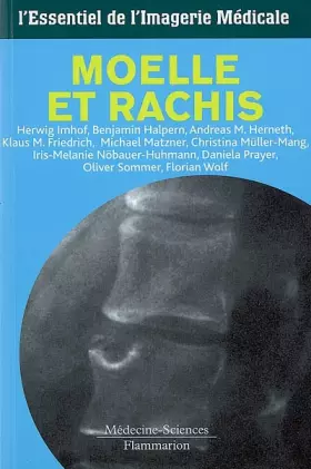 Couverture du produit · Moelle et rachis