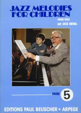 Couverture du produit · Partition : Jazz melodies for children, volume 5