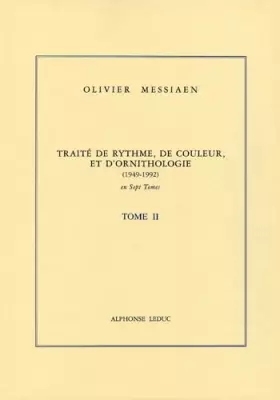 Couverture du produit · Traité de rythme de couleurs et d'ornithologie, tome 2