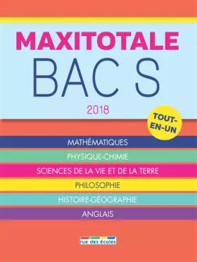 Couverture du produit · Bac S 2018: Mathématiques, physique-chimie, sciences de la vie et de la terre, philosophie
