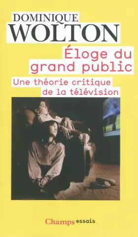 Couverture du produit · Éloge du grand public