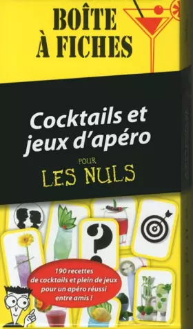 Couverture du produit · Boîte à fiches Cocktails et Jeux d'Apéro Pour les Nuls