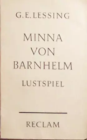 Couverture du produit · Minna von Barnhelm - Lustspiel