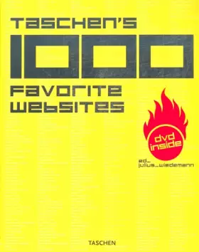 Couverture du produit · Taschen's 1000 Favourite Websites (anglais - français - allemand) (1 livre + 1 DVD)