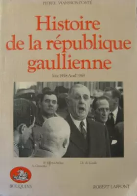 Couverture du produit · HIST DE REPUBLIQUE GAULLIENNE