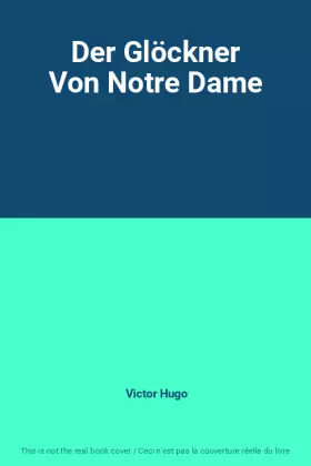 Couverture du produit · Der Glöckner Von Notre Dame